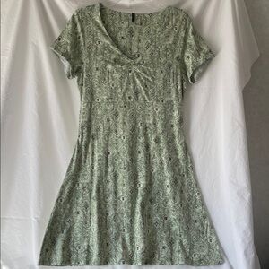 North River Outfitters “Riviera” Frosty Green Printed Dress, Sz Sm